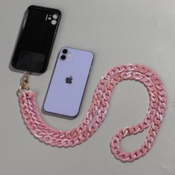 Marble Chain Factory - Casual Marble Chain 120cm Long Link Chain Trendy Unisex Acrylic Mobile Phone Chain