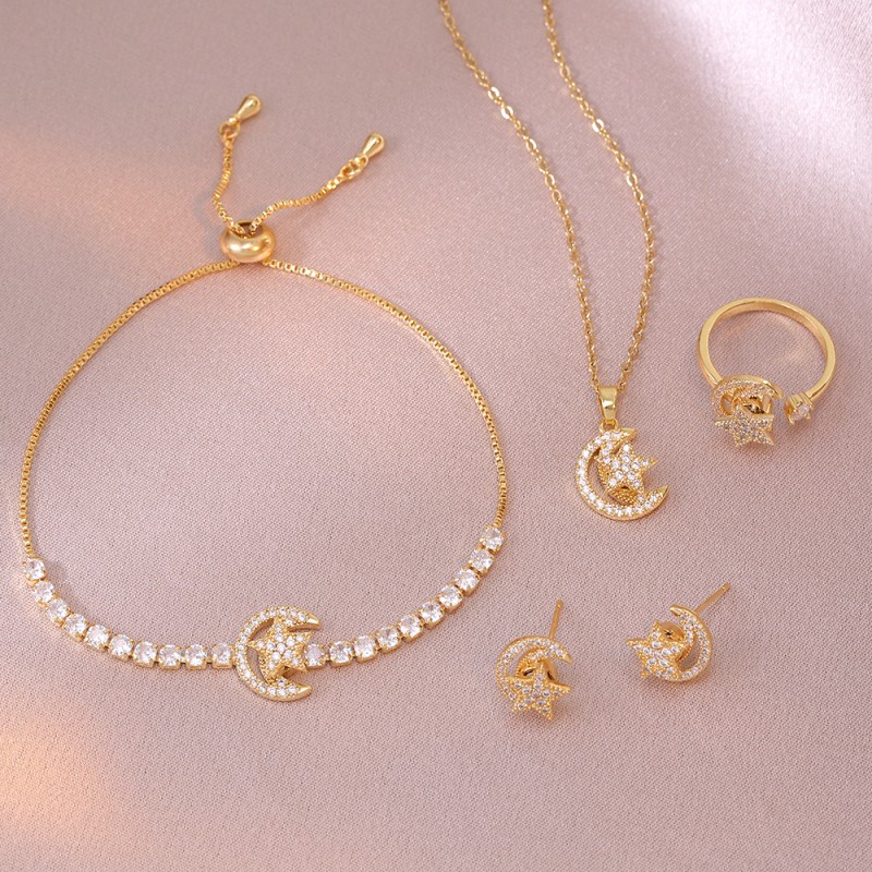 Moon Star Set Manufacturer - Hot Selling High Quality Moon and Star Fashion All Star Moon New Design Sense Pendant