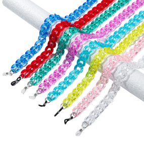 Candy Chain Factory - Colorful Candy Color Plastics Synthetic Transparent Jade Bead Eyewear Accessories DIY