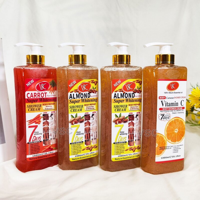 Turmeric & Vitamin C Body Wash - Whitening Shower Gel for Skin Refresh