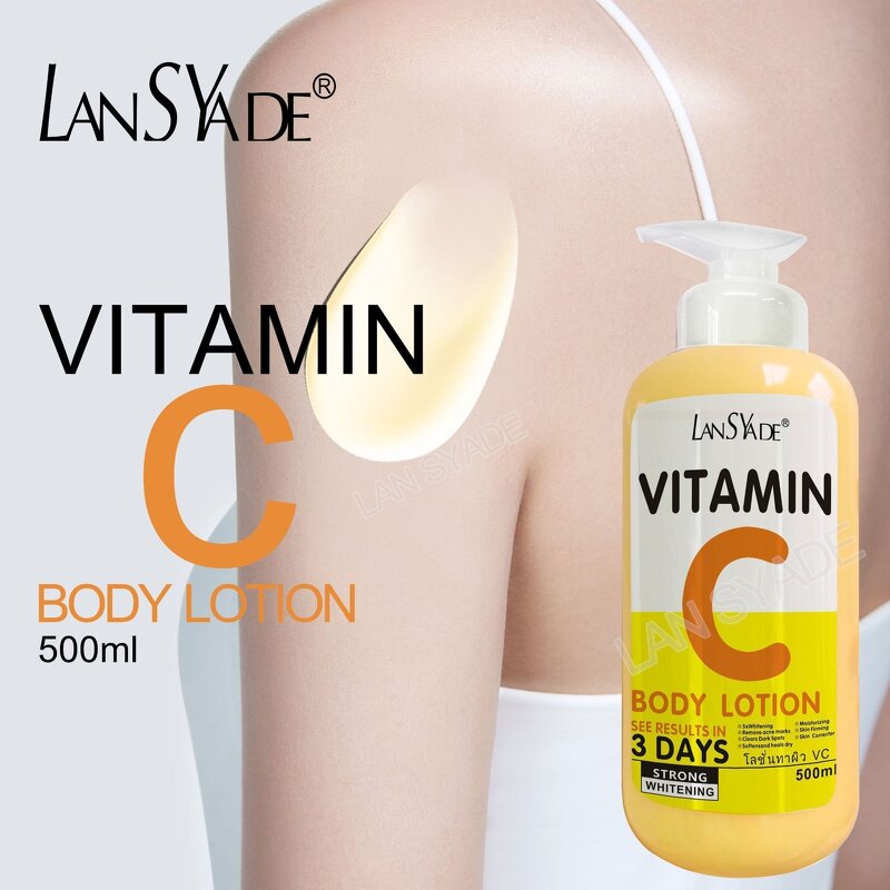 Body Lotion Manufacturer - Whitening & Hydrating with AHA, Vitamin C & Shea Butter