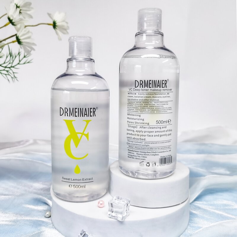 Vitamin C Makeup Remover Manufacturer - Gentle Deep Cleanse Vegan No Rinse Water