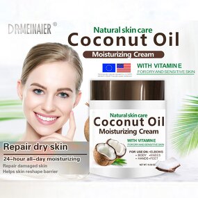 Coconut Cream Body Lotion Manufacturer - Vitamin E Skincare Whitening & Moisturizing