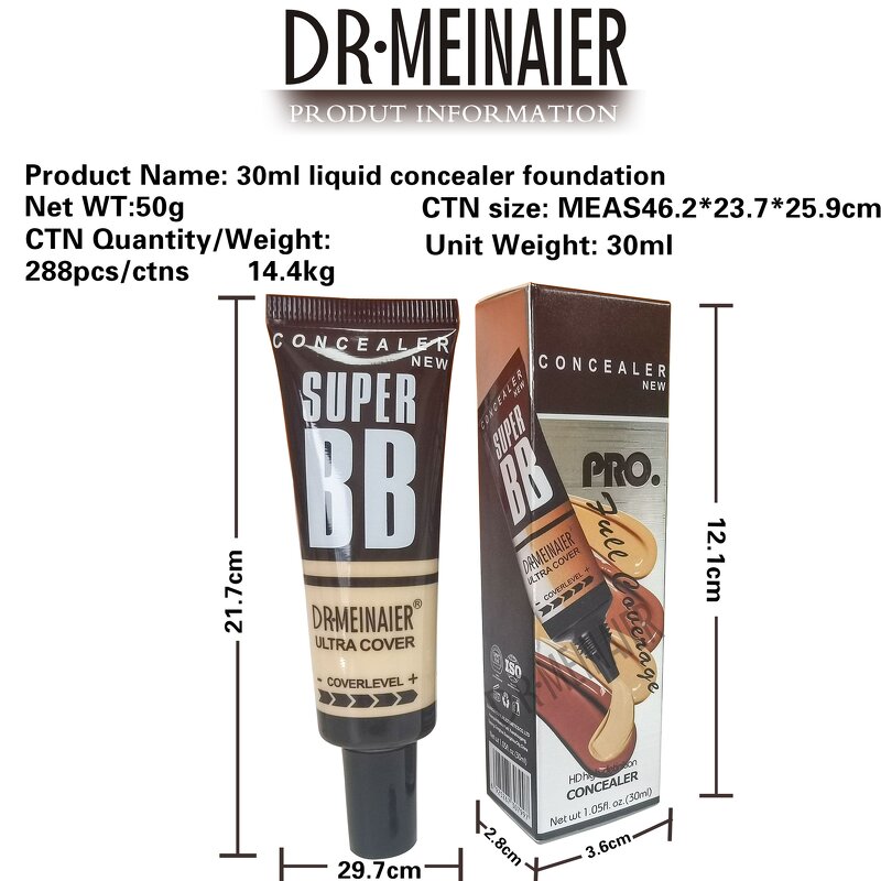 BB Cream Manufacturer - Private Label Moisturizing Whitening Sunscreen Concealer