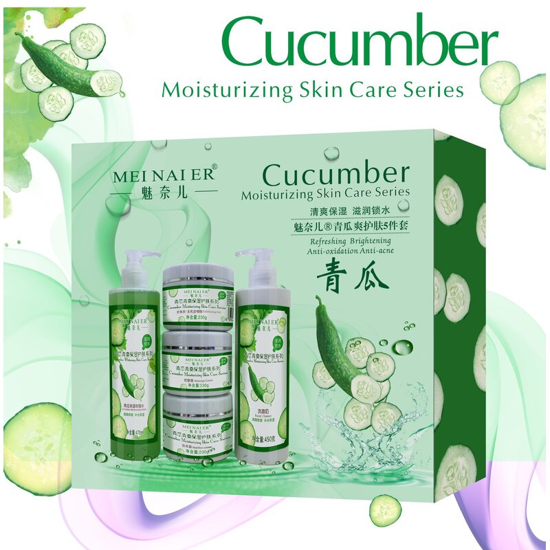 Skincare Set Manufacturer - 5-in-1 Hydrating Whitening Anti-Aging Kit