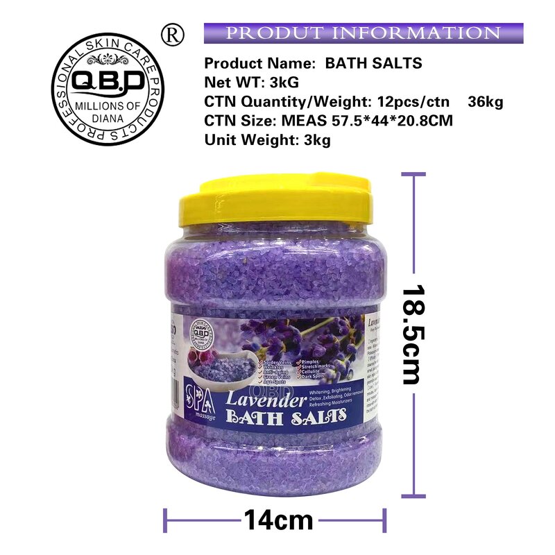 Bath Salt Manufacturer - Natural 3kg Organic Sea Salt for Body & Foot Scrub