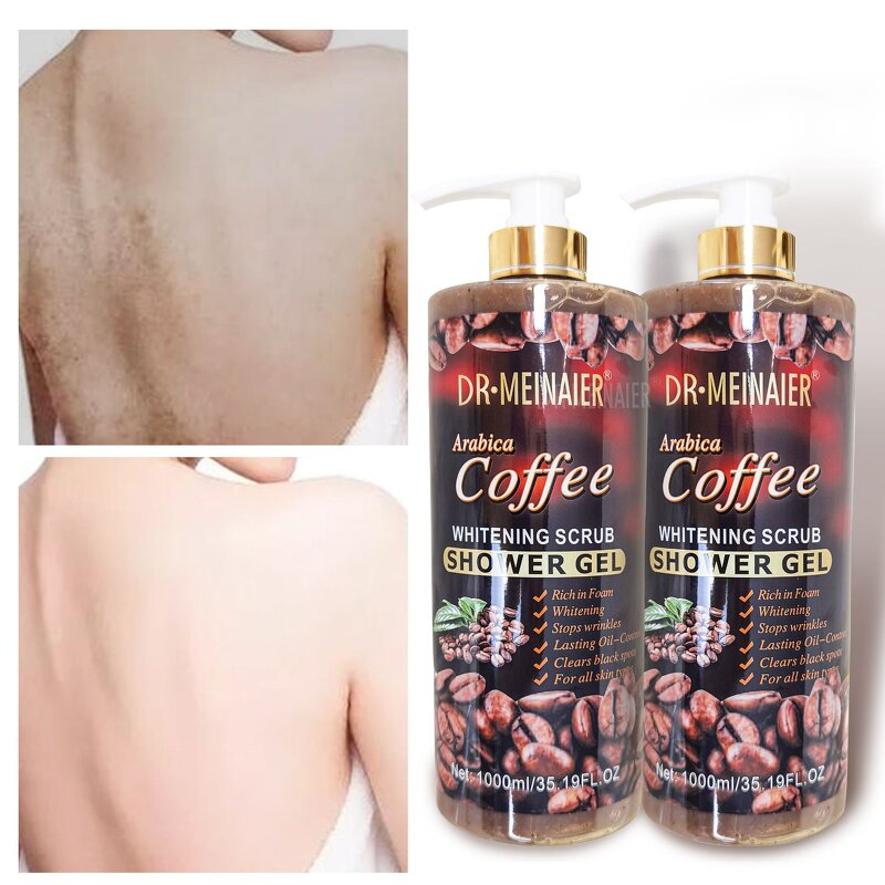 Coffee Shower Gel Manufacturer - Whitening Exfoliating Body Wash 1000ml