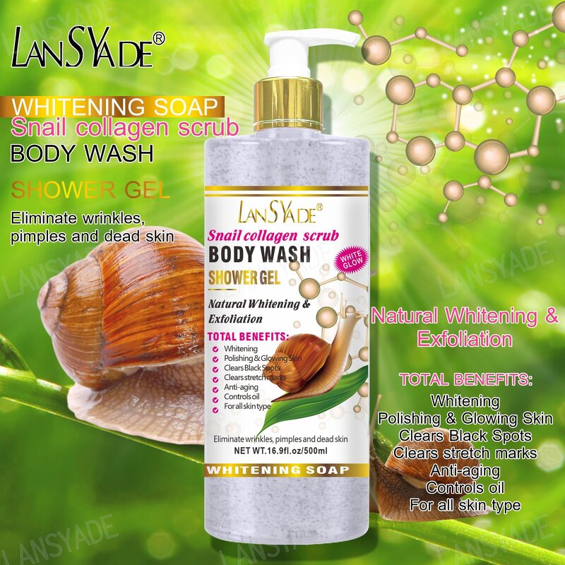 Turmeric Shower Scrub Manufacturer - Vitamin C Whitening & Exfoliating Body Wash