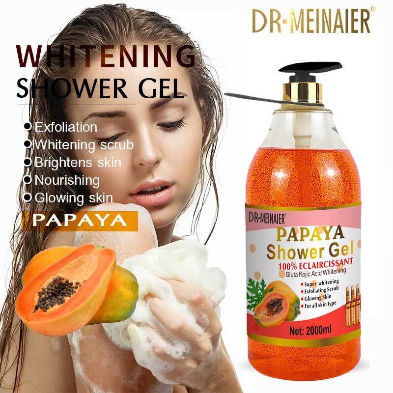 Carrot Turmeric Shower Gel Manufacturer - 2000ml AHA Exfoliating & Whitening Body Wash