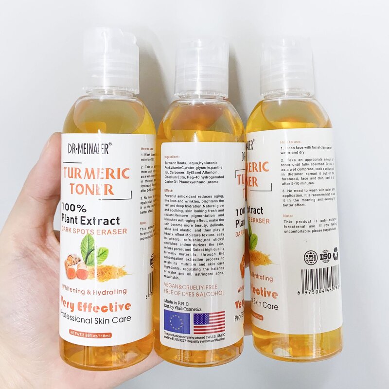 Turmeric Face Toner Manufacturer - Moisture, Whitening & Anti-Acne Skin Corrector
