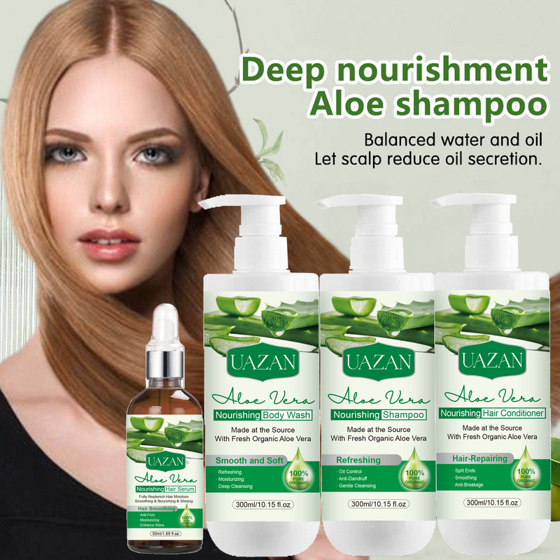 Hair Shampoo and Conditioner Set Manufacturer - Natural Aloe Vera Collagen for Clarifying Moisturizing
