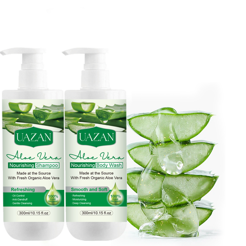 Aloe Vera Hair Care Set Manufacturer - Sulfate-Free Shampoo & Conditioner for Anti-Dandruff