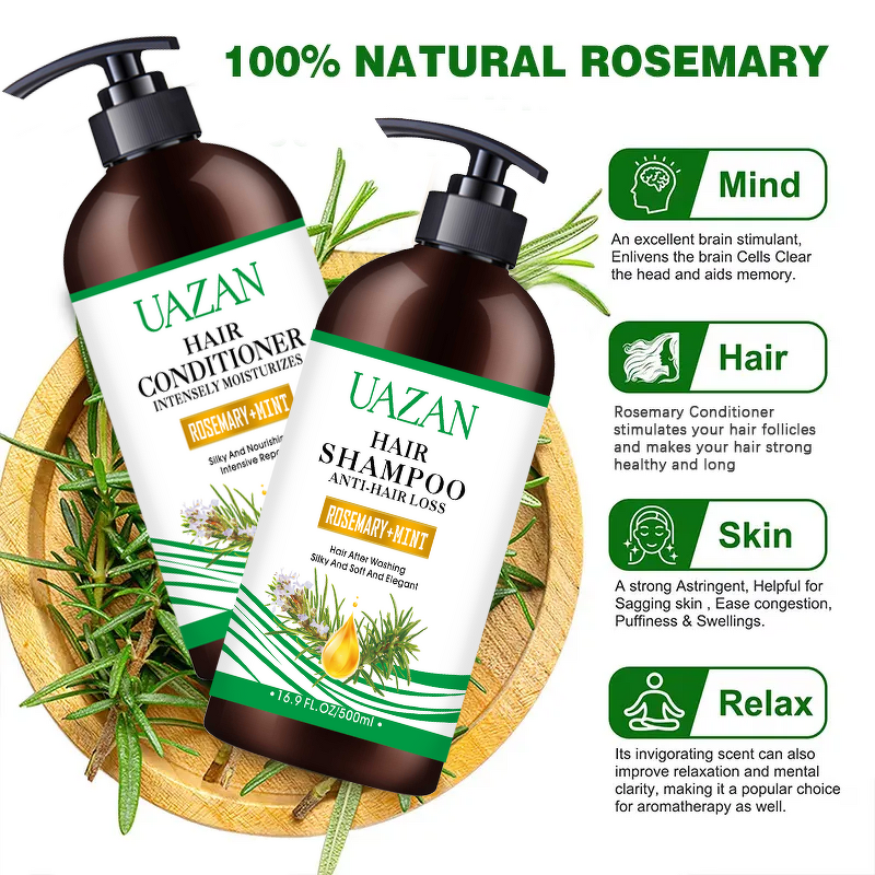 Herbal Essences Shampoo Manufacturer - Private Label Anti Hair Fall & Rosemary Oil Set