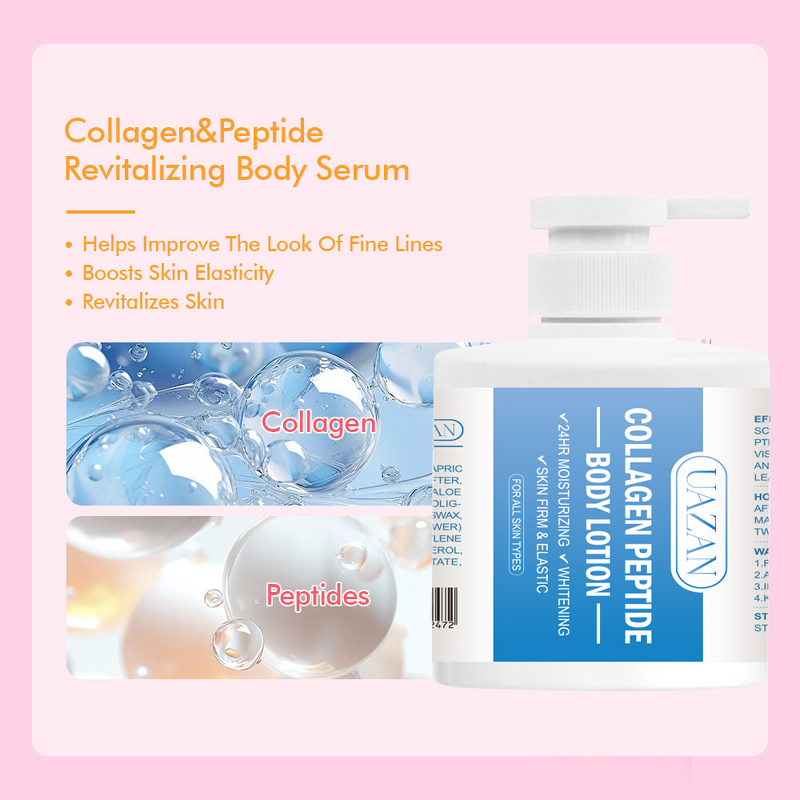 Collagen Peptide Body Lotion Manufacturer - Niacinamide & Glycerin for Skin Brightening