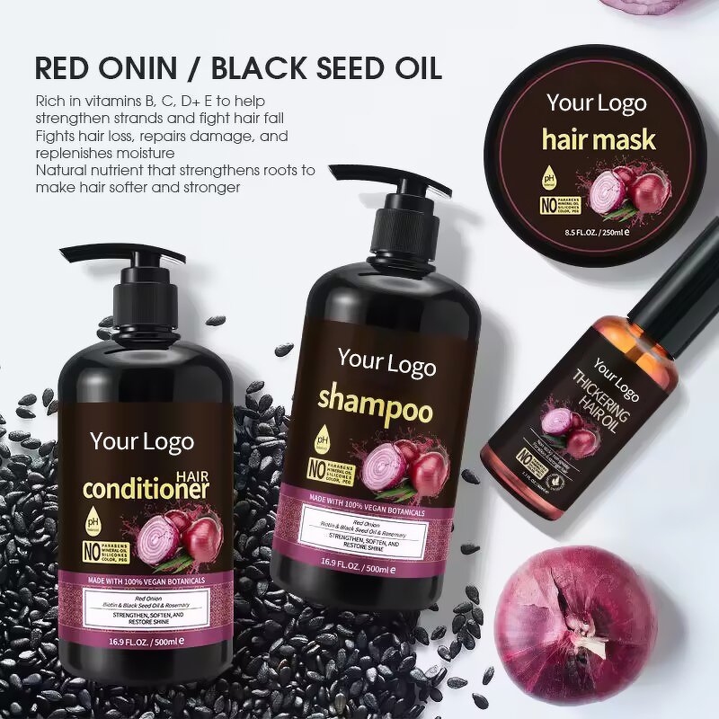 Herbal Hair Care Manufacturer - Red Onion Anti-Dandruff Serum, Shampoo & Conditioner