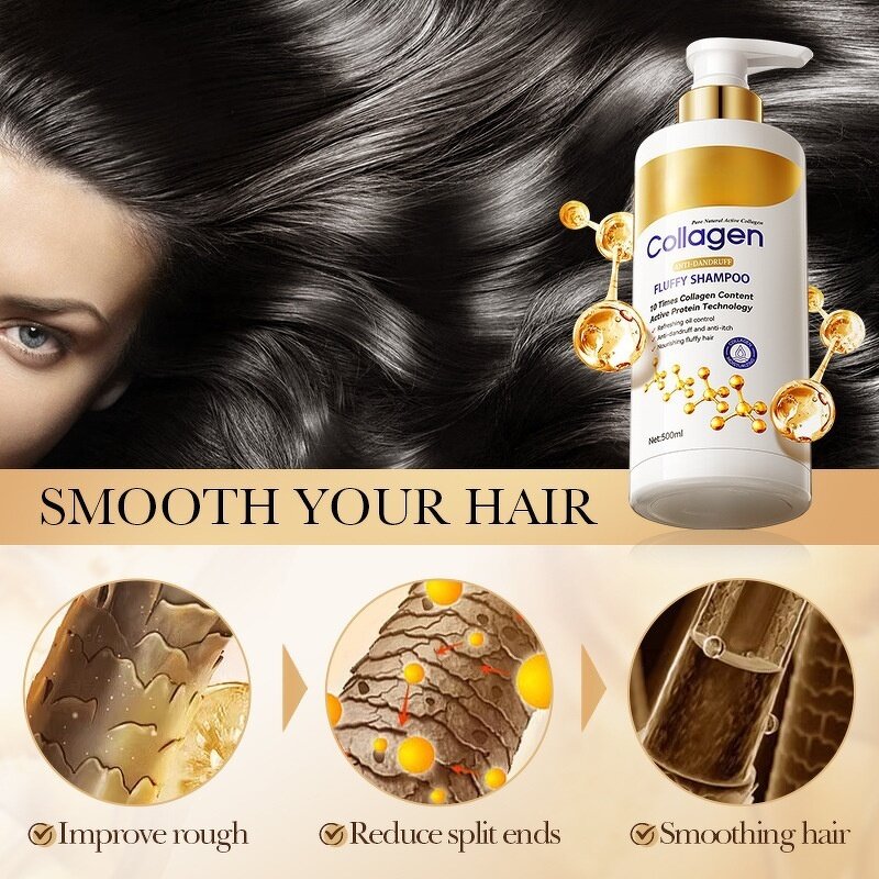 Collagen Hair Shampoo & Conditioner Manufacturer - Anti-Dandruff for Salon Use