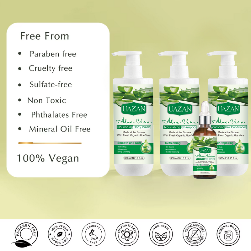 Hair Shampoo and Conditioner Set Manufacturer - Natural Aloe Vera Collagen for Clarifying Moisturizing