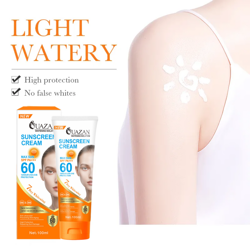 Sunscreen Lotion Manufacturer - SPF 60 Whitening & Moisturizing for Face Skin