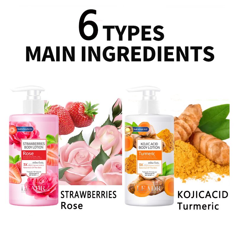 Body Lotion Manufacturer - Custom Papaya Strawberry Coconut for Whitening