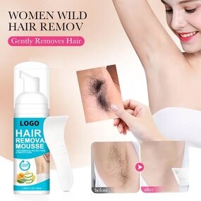 Natural Herbal Hair Removal Mousse Manufacturer - Gentle Spray for Facial & Body, Men & Women