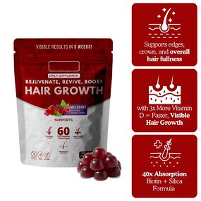 Hair Gummy Manufacturer for Amazon & TikTok - GMP Factory Source