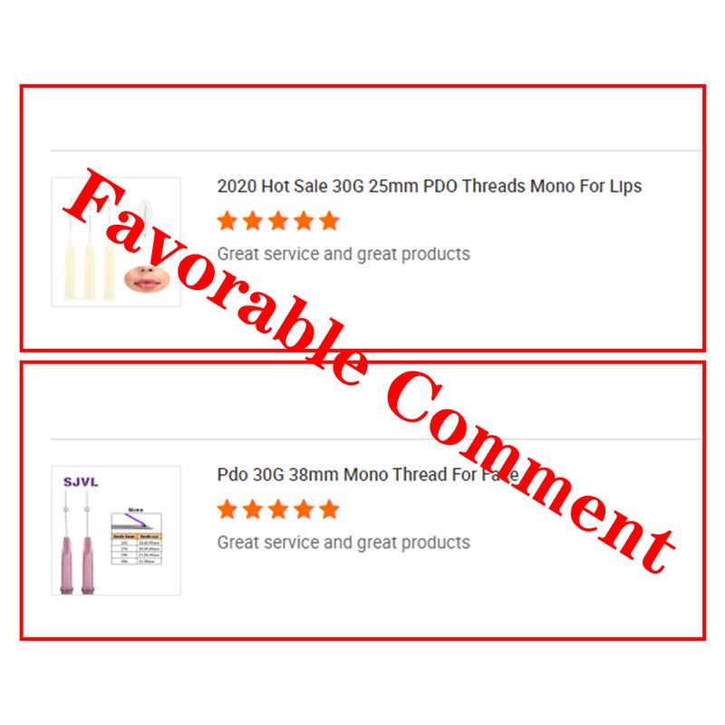 PDO Mono Threads Manufacturer - 30G 25mm Sharp for Facial Lifting & Wrinkle Reduction