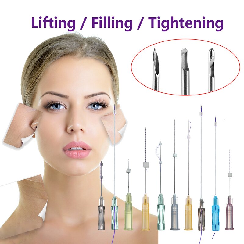 Medical Cone Cog Thread Manufacturer - 18G 120mm Blunt Cannula for Face Lifting