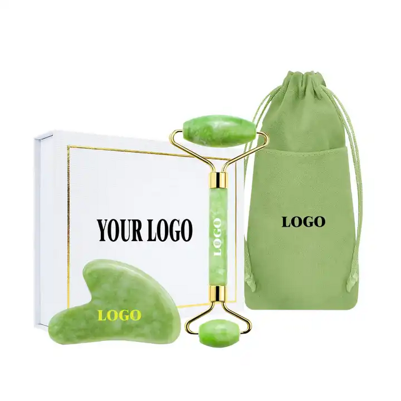 Rose Quartz Facial Roller and Gua Sha Manufacturer - Natural Skin Massage Tools for Anti-Wrinkle