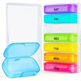 Pill Box Manufacturer - Customizable Size & Color, 7-Day Folding Eco-Friendly Organizer