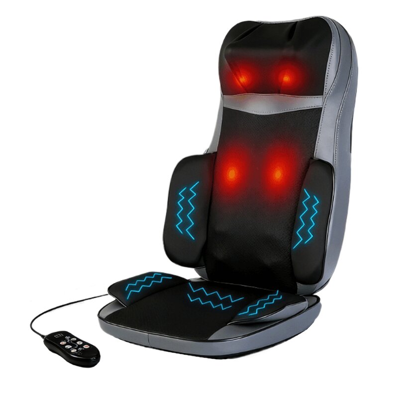 Portable Massage Cushion Manufacturer - 3D Knead Heat for Back, Neck, Waist & Car Seat