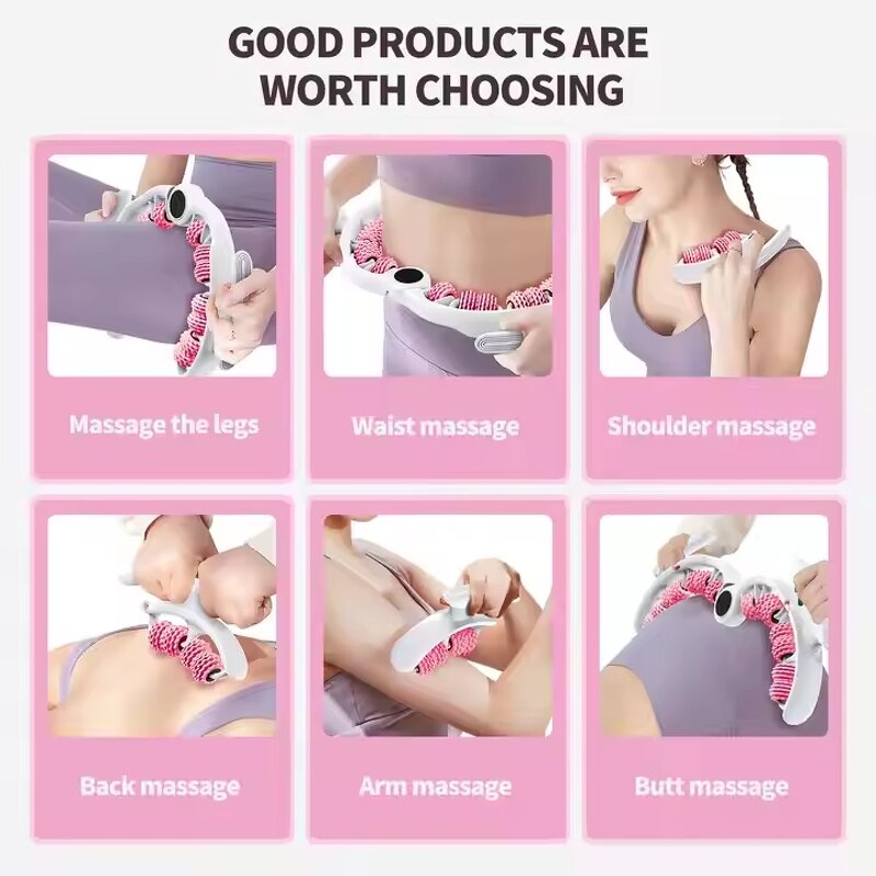 Leg Massager Manufacturer - U-Shape Neck, Back, Leg Massager with Timer