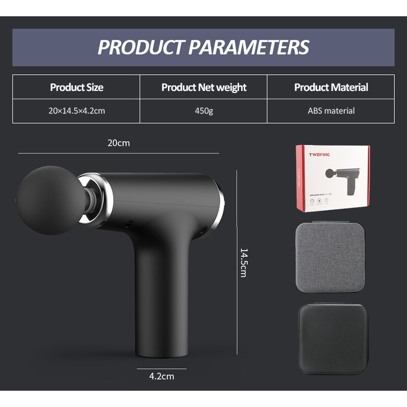 Electric Therapy Massage Gun Manufacturer - Cordless Deep Tissue Percussion for Sports Fitness