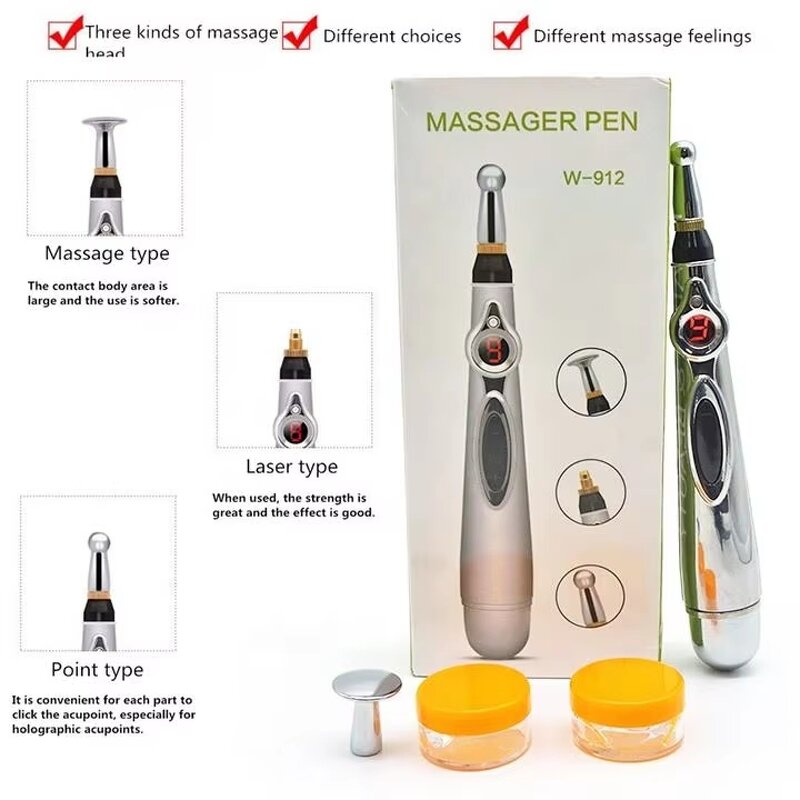 Amazom Meridian Energy Acupuncture Pen - Full Body Pain Relief & EMS Muscle Stimulator