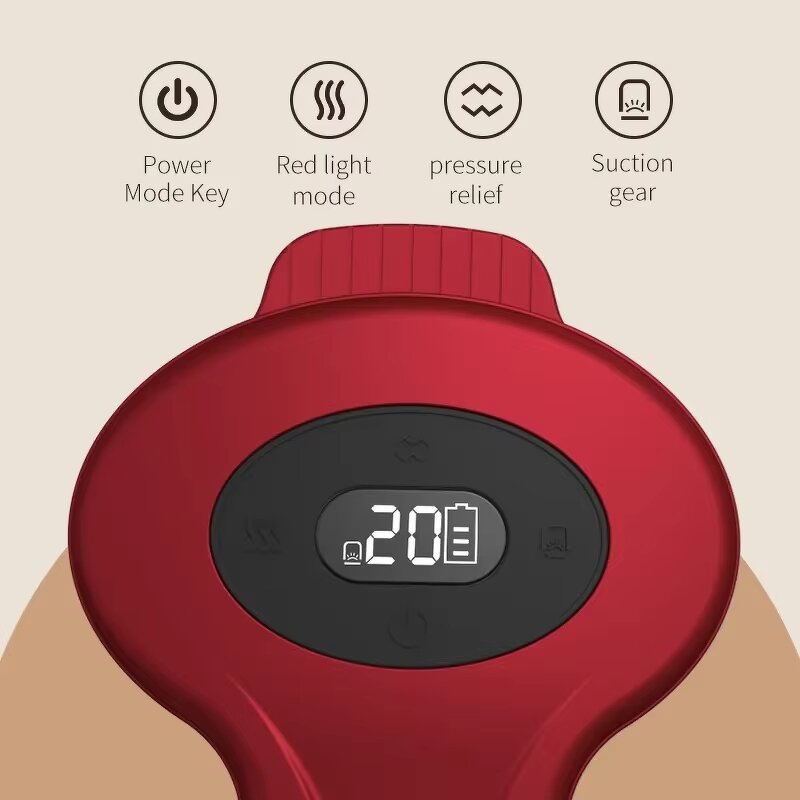 Cordless Massage Cupping Equipment Manufacturer - Red Light Therapy for Pain Relief