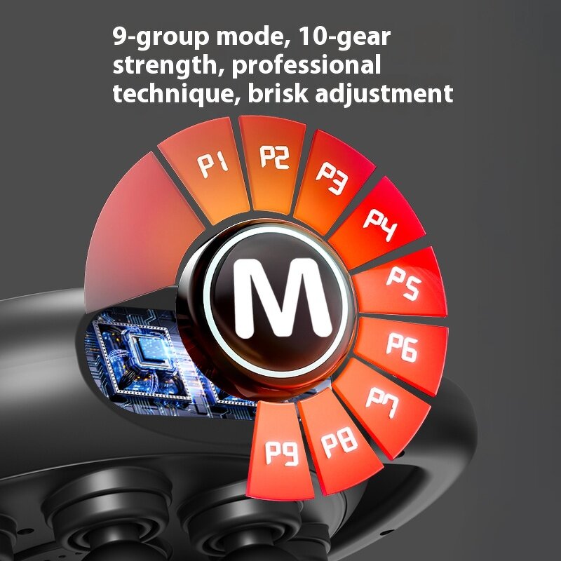 Deep Tissue Massager Manufacturer - 8-Head High-Frequency Vibrating with Heat Therapy