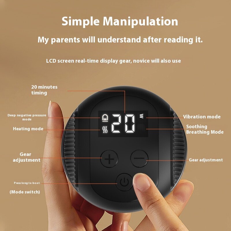 Electric Heating Cupping Massager Set Manufacturer - 12-Level Negative Pressure & Smart Functions