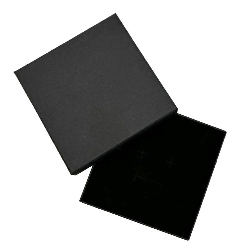 Kraft Paper Ring Boxes Manufacturer - Custom Logo, Black Yellow, UV Coated for Jewelry Packaging