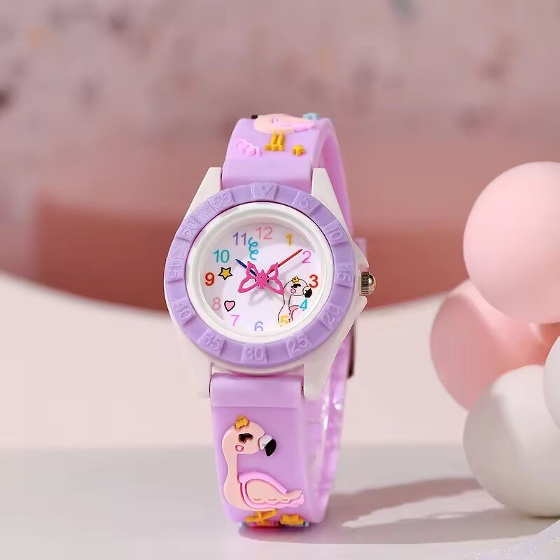 Children's Watch Manufacturer - Cute Little Bee Cartoon Dial & Silicone Band