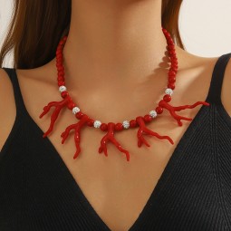 Turquoise Necklace Manufacturer - OEM Summer Ocean Starfish Conch Pendant