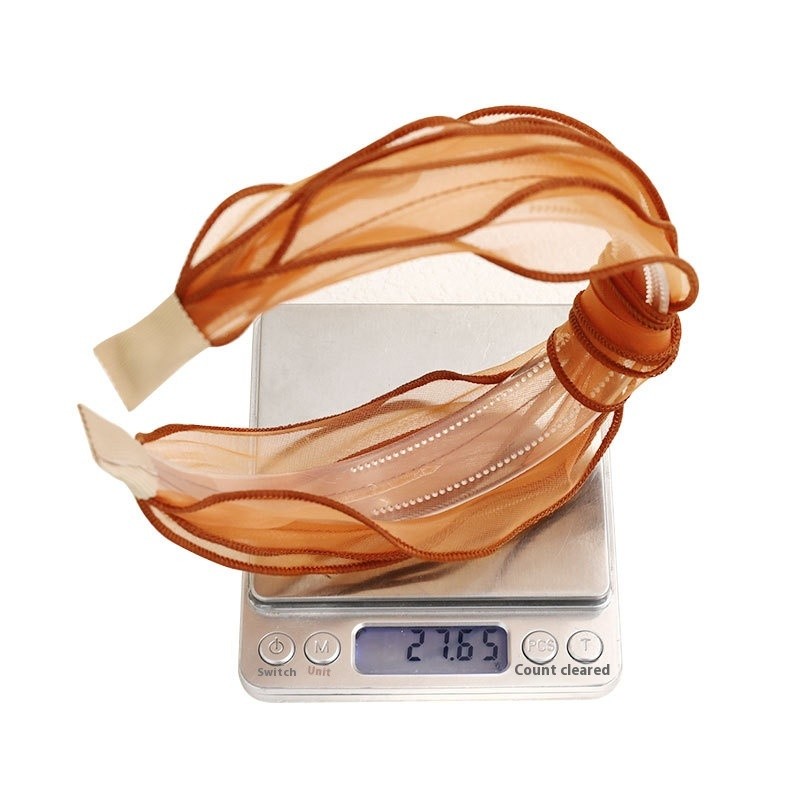Hair Band Manufacturer - OEM Mesh Tie Knot Face Wash Head Band
