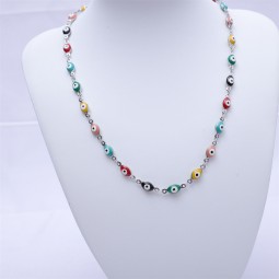 Stainless Steel Necklace Factory - OEM 18K Gold Plated Oval Pendant for Women