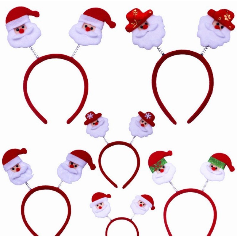 Christmas Headband Factory - OEM Fabric Buckle Santa Bear Snowman Headbands