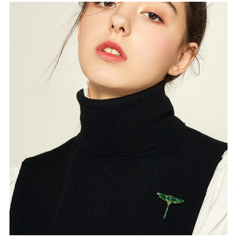 Dragonfly Brooch Factory - OEM Retro Drip Oil Enamel Insect Animal Corsage