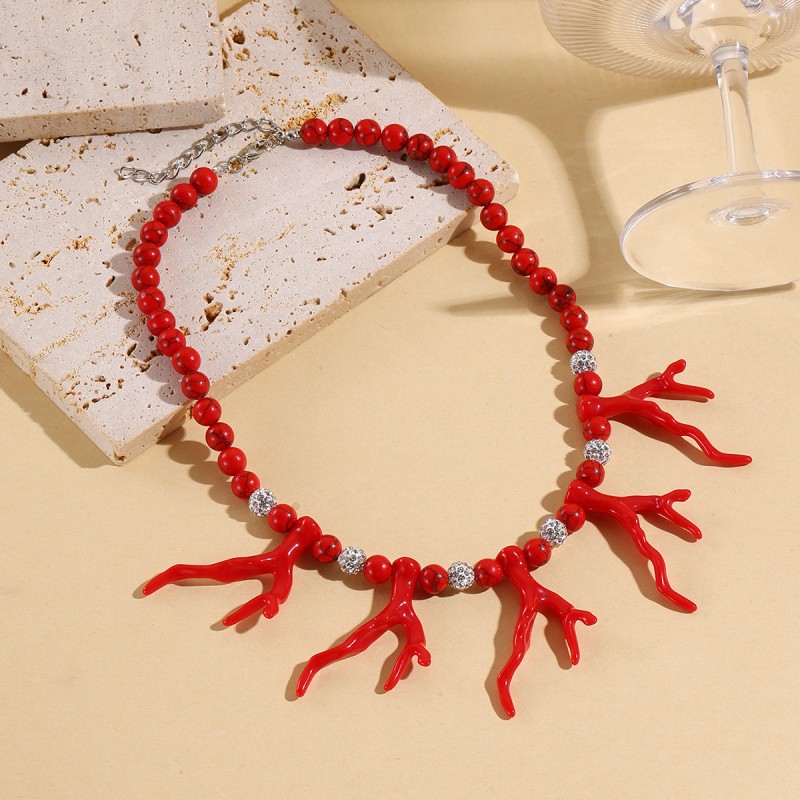 Turquoise Necklace Manufacturer - OEM Summer Ocean Starfish Conch Pendant