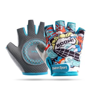 Children Gloves Manufacturer - OEM Half-finger Sports Riding Anti-slip