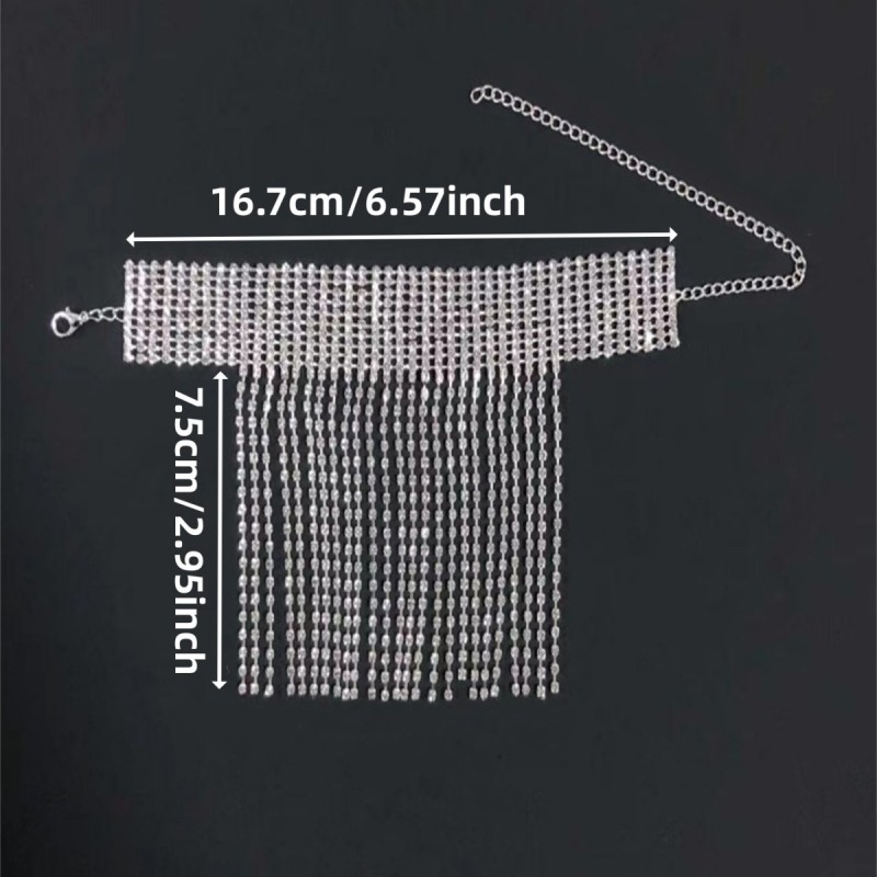 Anklet Manufacturer - OEM Crystal Tassel Chain High Heel Shoe Accessories