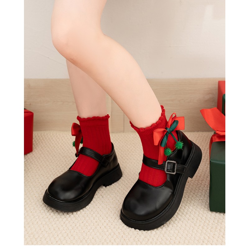 Christmas Socks Manufacturer - OEM Children's Bow Deer Cartoon Baby Socks