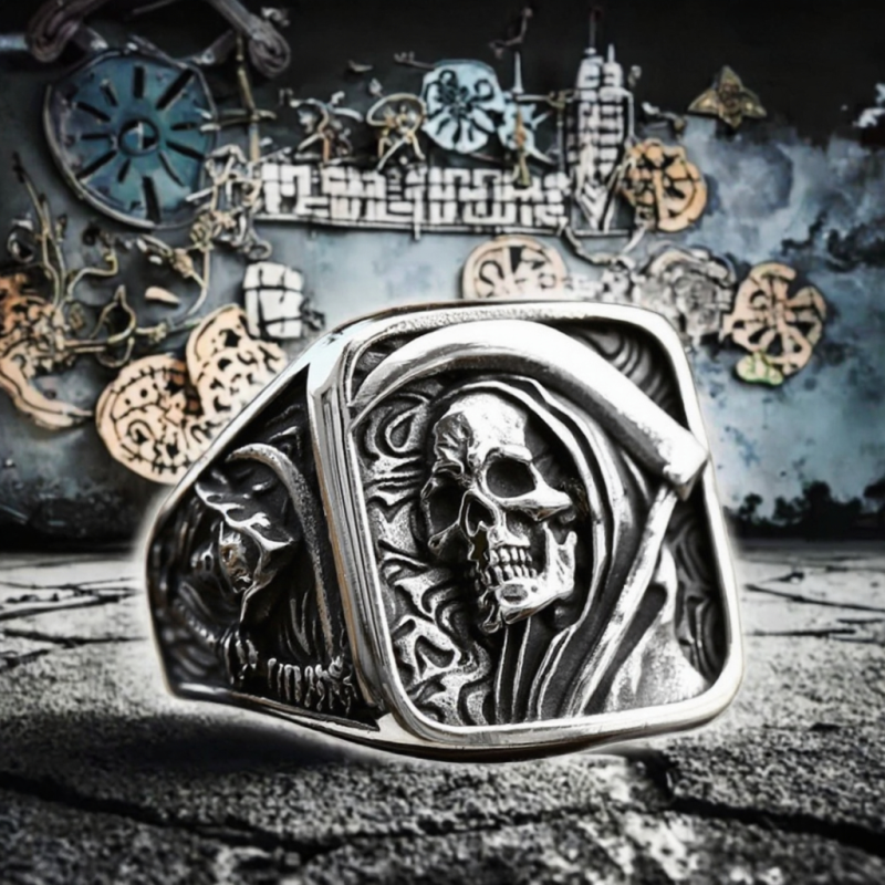 Skull Ring Factory - OEM Stainless Steel Vintage Punk Biker Jewelry