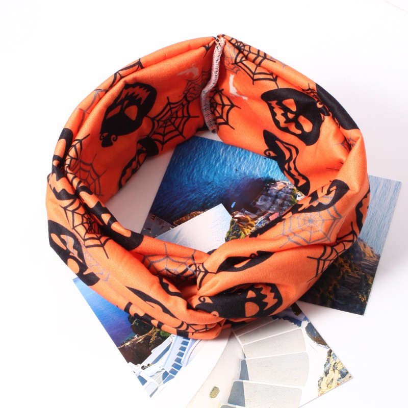 Halloween Headband Factory - OEM Double Layer Pumpkin Skull Spider Band
