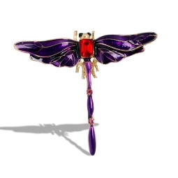 Dragonfly Brooch Factory - OEM Retro Drip Oil Enamel Insect Animal Corsage